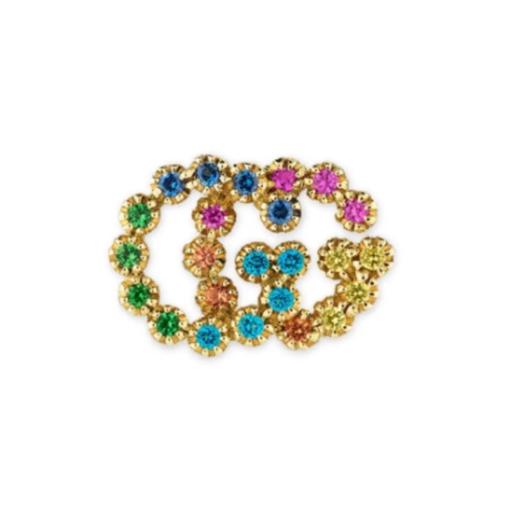 Gucci Jewelry - GUCCI /  Double-G Multistone Stud Earrings
